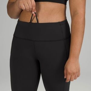 Fast and Free brushed fabric  high rise Lululemon leggings